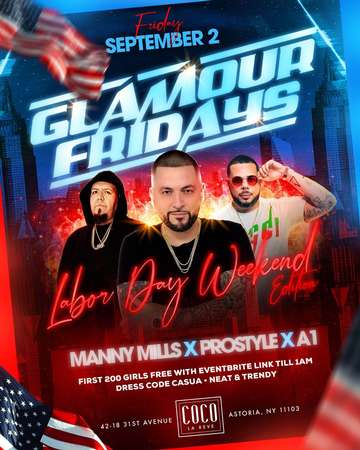 Event Grand Opening Glamour Fridays LDW DJ Prostyle Live At Coco La Rave