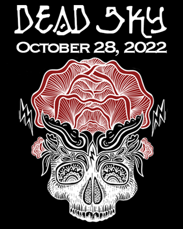 Event Skull and Roses Ball with Dead Sky
