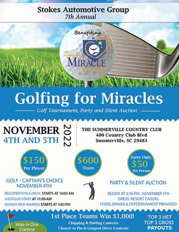 Event 7th Annual Golfing for Miracles