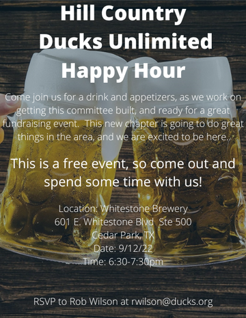 Event Hill Country Happy Hour