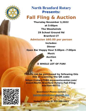 Event North Branford Rotary Fall Fling Auction
