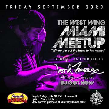Event THE WEST WING MIAMI MEETUP