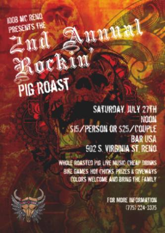 Event 2nd Annual IOOB mc Reno Pig Roast