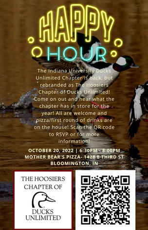 Event The Hoosiers Chapter of Ducks Unlimited Happy Hour