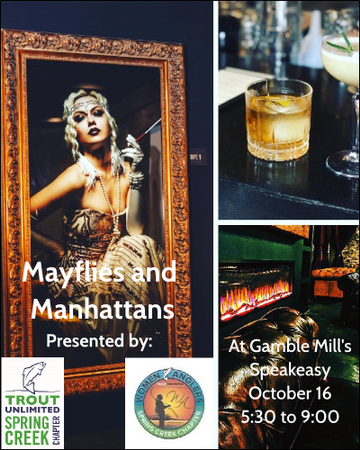 Event Mayflies and Manhattans at the Gamble Mill