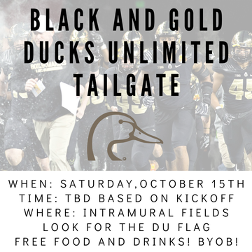 Event Black and Gold Ducks Unlimited Tailgate