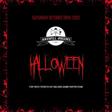 Event Haswell Green's NYC Halloween party 2022