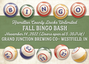 Event Hamilton County Ducks Unlimited Fall Bingo Bash