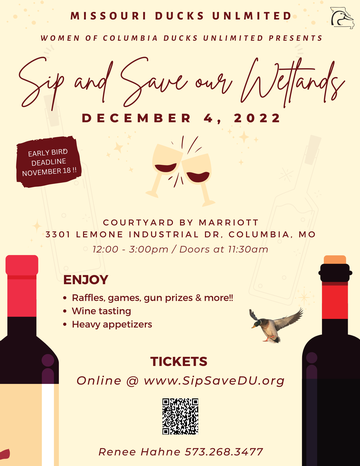 Event Columbia Ladies Sip and Save Our Wetlands