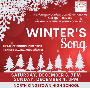 Event North Kingstown Community Chorus Winter Concert 2022, "Winter's Song"