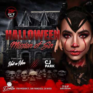 Event "MISSION OF SIN" Halloween Dance Party! 