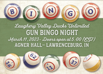 Event Laughery Valley Ducks Unlimited Gun Bingo