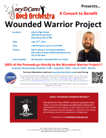 Event Wounded Warrior Benefit Concert