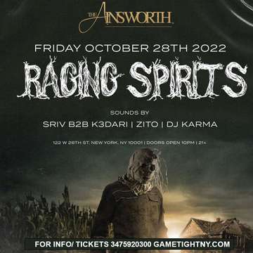 Event The Ainsworth Chelsea Friday Halloween party General Admission 2022