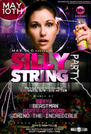 Event MAX GLO - SILLY STRING PARTY (18+EDM)