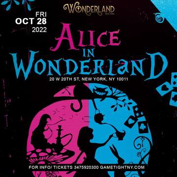 Event Wonderland NYC Friday Halloween Party General Admission 2022