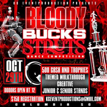 Event Bloody Bucks and Struts Dance Competition 