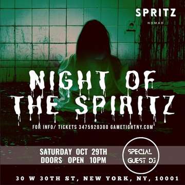 Event Spritz Nomad Halloween party General Admission 2022