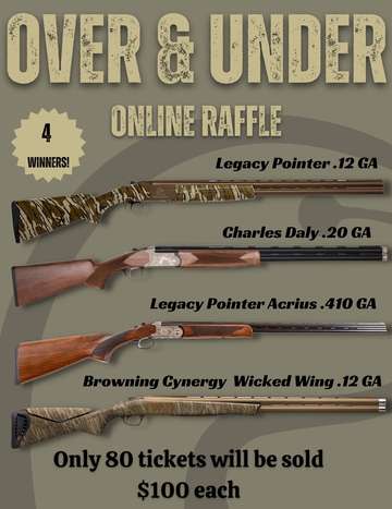 Event Ducks Unlimited Over Under Raffle