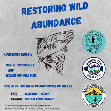 Event Restoring Wild Abundance