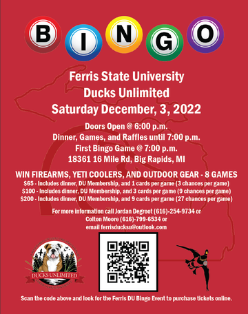 Event Ferris State DU Bingo