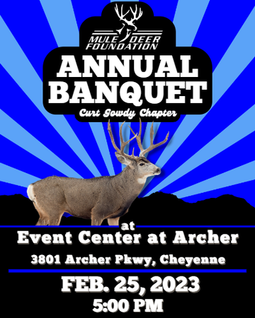 Event Cheyenne, WY - Curt Gowdy Chapter Banquet