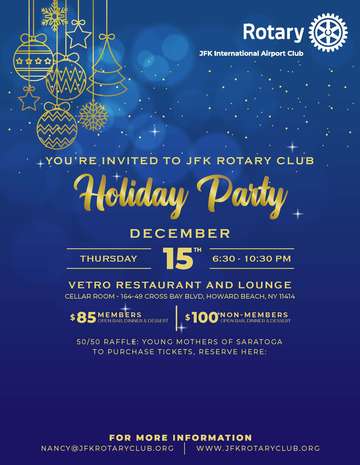Event 2022 JFK Rotary Club Holiday Party