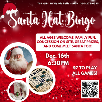 Event Santa Hat Family Bingo