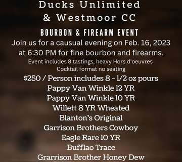 Event Westmoor Bourbon & Firearms Event