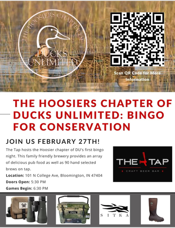 Event The Hoosiers Chapter of Ducks Unlimited Bingo for Conservation