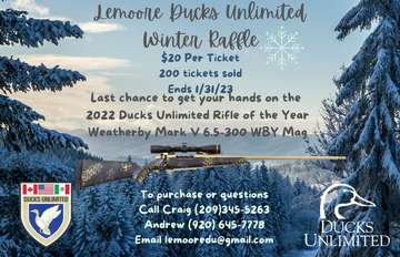 Event Lemoore DU Rifle of the Year Raffle