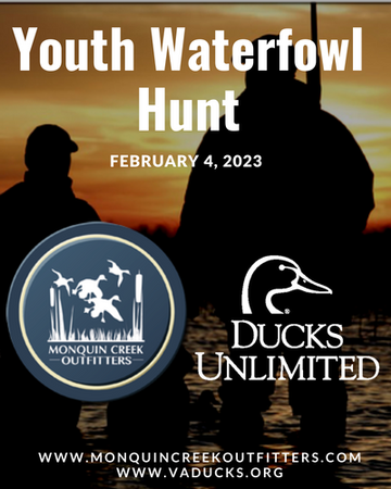 Event Youth Waterfowl Hunt with Monquin Creek Outfitters