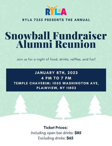 Event RYLA Snowball Fundraiser