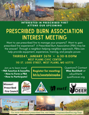 Event West Plains PBA Interest Meeting - CANCELLED  DUE TO WEATHER 