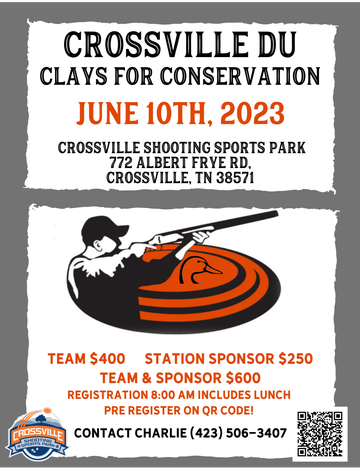 Event Crossville DU Clays for Conservation Fun Shoot