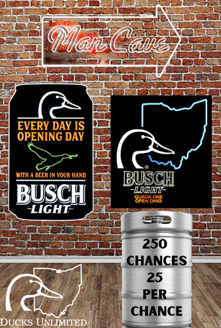 Event Ohio DU Busch Light LED Signs!