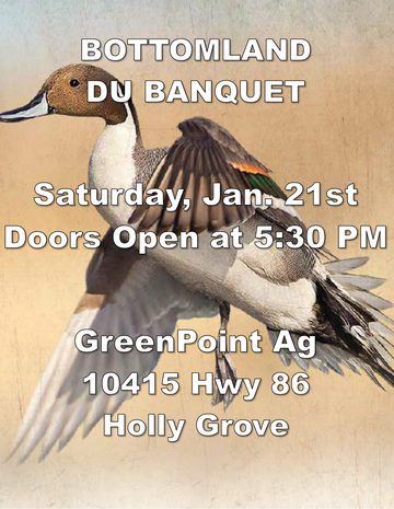 Event Bottomland DU Membership Banquet - Holly Grove