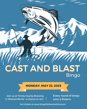 Event Cast and Blast Bingo at Trinity County Brewing Co. in Weaverville