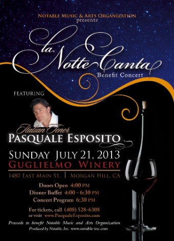 Event La Notte Canta ~ Pasquale Esposito