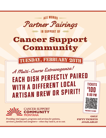 Event Cancer Support Community Partnership Perfect Pairing Dinner