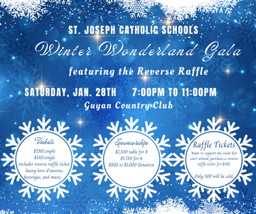 Event St. Joseph Catholic Schools' Winter Wonderland Gala 2023