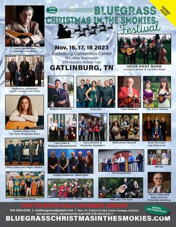 Event Bluegrass Christmas in the Smokies Festival 2023