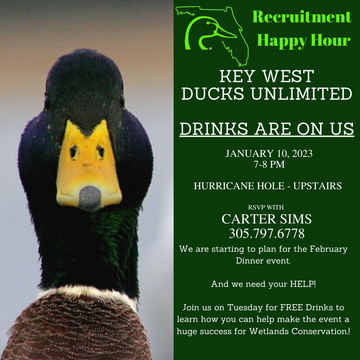 Event Key West Ducks Unlimited Happy Hour