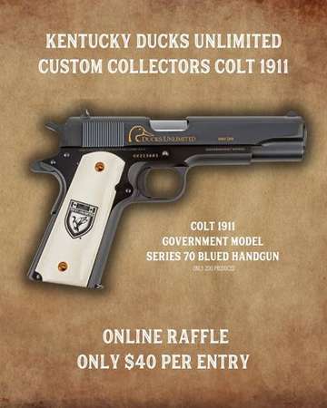 Event KYDU Colt 1911 Ducks Unlimited Exclusive