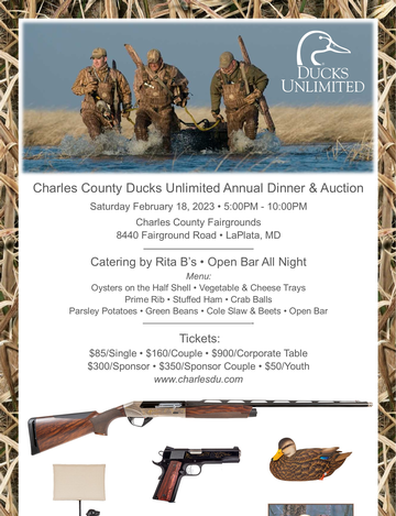 Event Charles County DU Annual Dinner & Auction