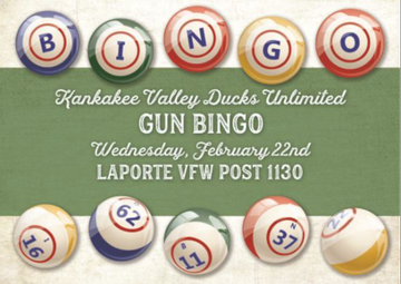 Event Kankakee Valley DU Gun Bingo (LaPorte)