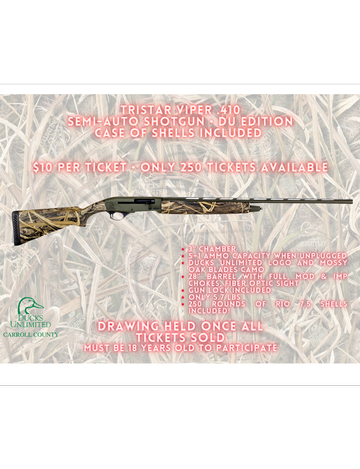 Event TriStar Viper .410 Semi-Auto Shotgun w Case of Shells Online Raffle