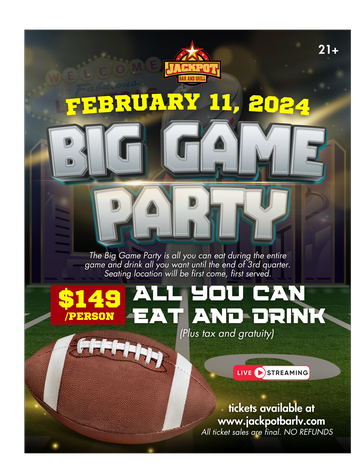 Event The Big Game Party 2024