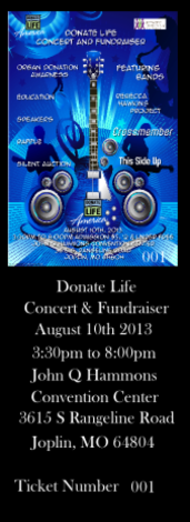 Event Donate Life Concert and Fundraiser