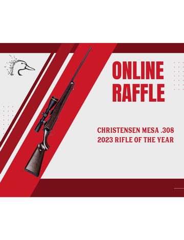 Event Alaska Ducks Unlimited Raffle _ Christensen Arms Mesa .308